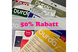 50% rabatt på mönster- och markeringspapper