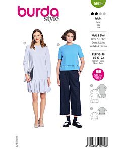 Burda 5609 Klänning blus