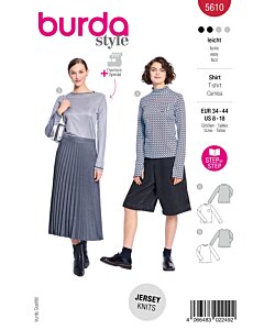 Burda 5610 jerseytopp