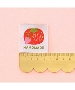 Sarah Hearts Tygetikett tygmärke 4 st 