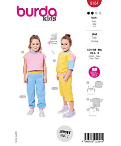 Burda 9184 tröja t-shirt sweatshirt