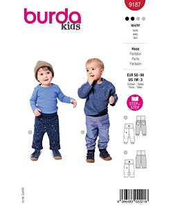 Burda 9187 baby byxor