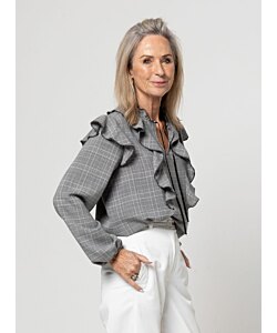 Style Arc Cendrine Woven Blouse