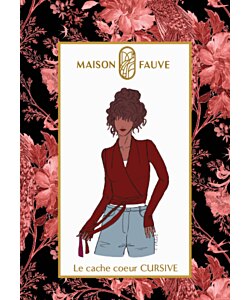 Maison Fauve Cursive Wrap Top