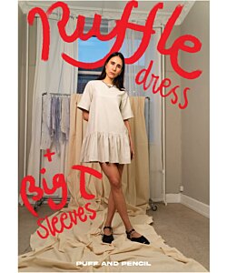 Puff and Pencil Ruffle Dress Big T Sleeve