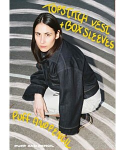 Puff and Pencil Topstitch Vest x Box Sleeves