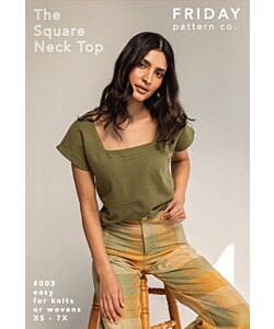 Friday Pattern Co Squre Neck Top