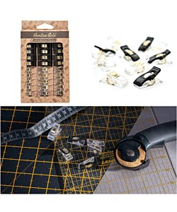 Hemline Gold clips paket