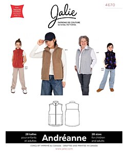 Jalie 4670 Andréanne  Hiking Vest