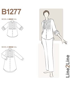 Line2Line 1277 Pintuck shirt