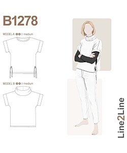 Line2Line 1278 Vest with ties