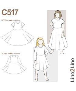 Line2Line 517 Flare dress
