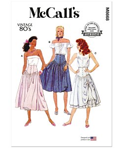 McCall's 8668 kjol underkjol