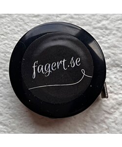 Hemline rullmåttband Svart