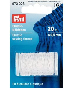 Prym Elastisk sytråd vit