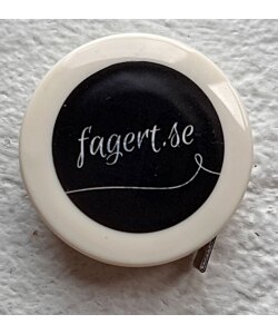 Hemline rullmåttband Vit