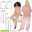 Style Arc Women's knit PJs