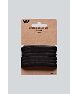 Resår resårband 6 mm vit