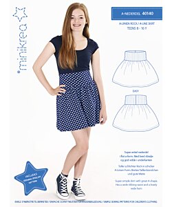 Minikrea 40140 A-linje kjol