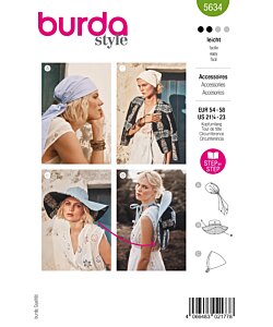 Burda 5634 huvudbonader