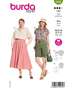 Burda 5636 blus