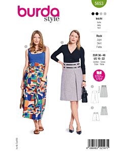 Burda 5653 kjol