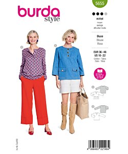 Burda 5655 blus