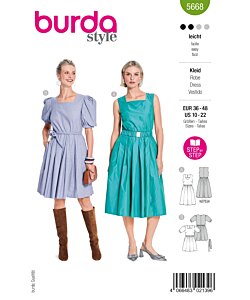 Burda 5668 klänning