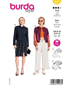 Burda 5671 sportig jacka