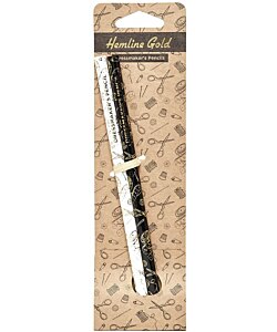 Hemline Gold skräddarpennor grå/vit
