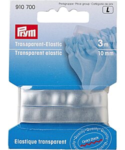 Prym Transparent resårband framilonband 10 mm