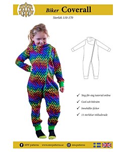 MW Patterns Biker coverall 110-170