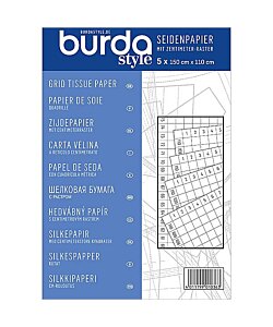 Burda mönsterpapper silkespapper rutat