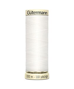 Gütermann tråd 100 m vit universal