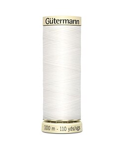 Gütermann tråd 100 m vit 800 universal