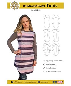 MW Patterns Windward Violet tunic dam