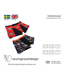 Sewingheartdesign Mister boxers