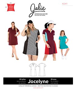 Jalie 4241 Jocelyne piké-klänning