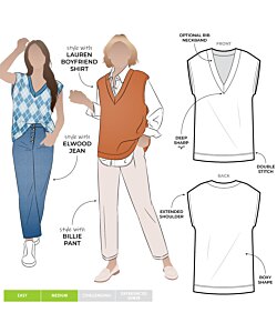 Style Arc Keith knit vest