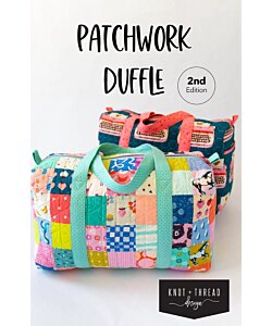 Knot and Thread Design Patchwork Duffle Bag