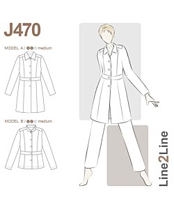 Line2Line 470 Jacket with partition seams