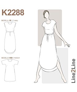 Line2Line 2288 Tie belt dress