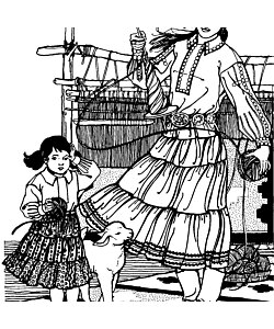 Folkwear 120 Navajo Blouse and skirt