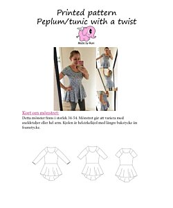 Made by Runi Peplum Tunic dam