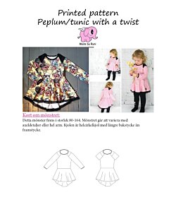 Made by Runi peplum tunic barn