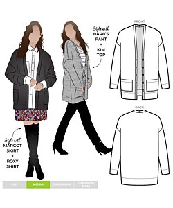 Style Arc Sabel Boyfriend Knit Cardi