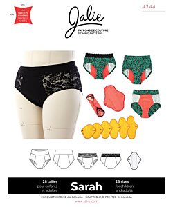 Jalie 4344 Sarah Period underwear