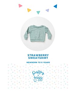 Sew Over It Strawberry sweatshirt (Poppy&Jazz)