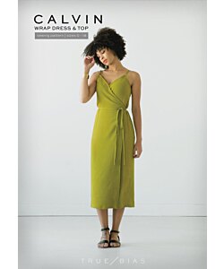 True Bias Calvin wrap dress