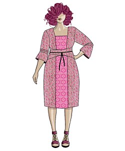 Sew Different Tuk Tuk wrap dress
